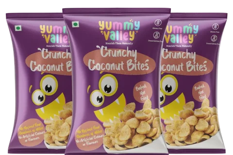 Crunchy Coconut Bites (Pack Of 3)