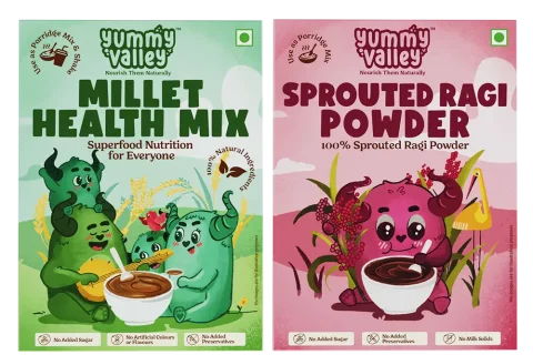 Sprouted Ragi Powder + Millet Health Mix