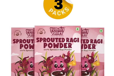 Sprouted Ragi Powder (Pack of 3)