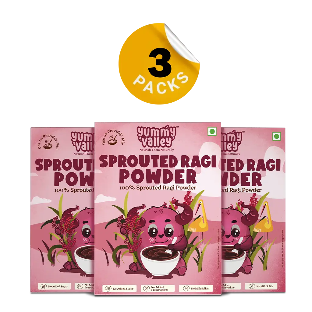 Sprouted Ragi Powder (Pack of 3)