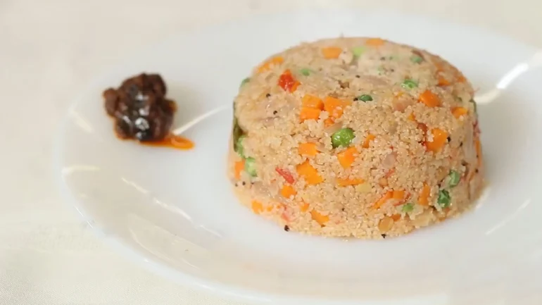 Carrot and Broken Wheat Upma