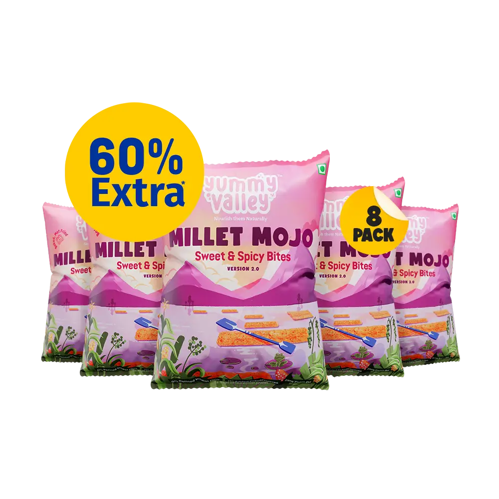 Millet Mojo Sweet & Spicy Bites (Pack of 8)