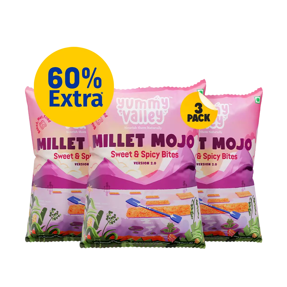 Millet Mojo Sweet & Spicy Bites (Pack of 3)
