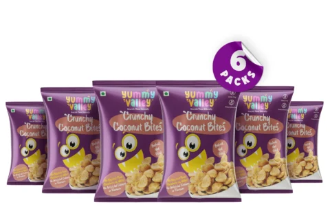 Crunchy Coconut Bites (pack of 6)