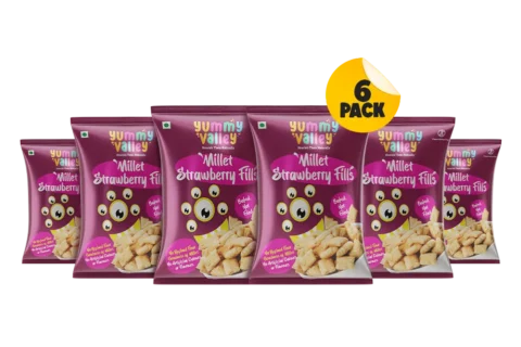 Millet Strawberry Fills (Pack Of 6)