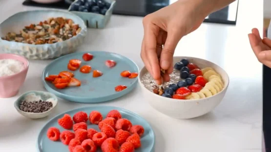 Oat and nut smoothie