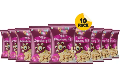 Millet Strawberry Fills (Pack Of 10)